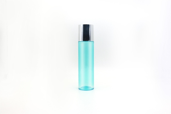 Couvercle à visser brillant adapté aux besoins du client de Logo Plastic Cosmetic Bottles With Metaillized
