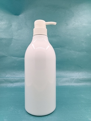 Bouteilles de shampooing d'ODM d'OEM grandes, bouteilles en plastique rondes de gel de douche